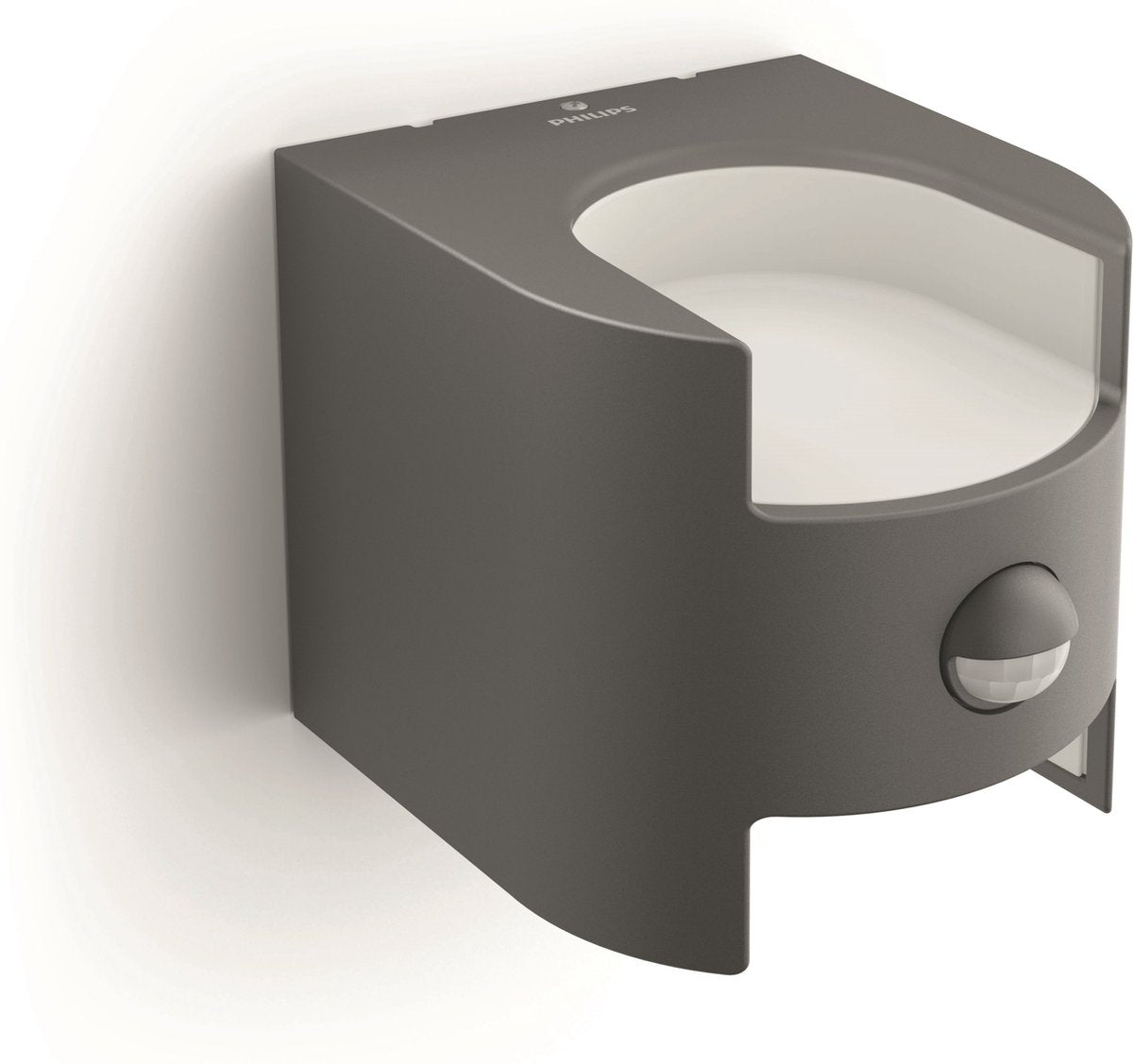 Philips LED Philips Grass Wandleuchte – Anthrazit – mit Sensor