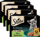 Sheba Katzenfutter – Kätzchen-Mix-Auswahl in Sauce mit Lachs-Hähnchen – Mehlbeutel 48 x 85 g