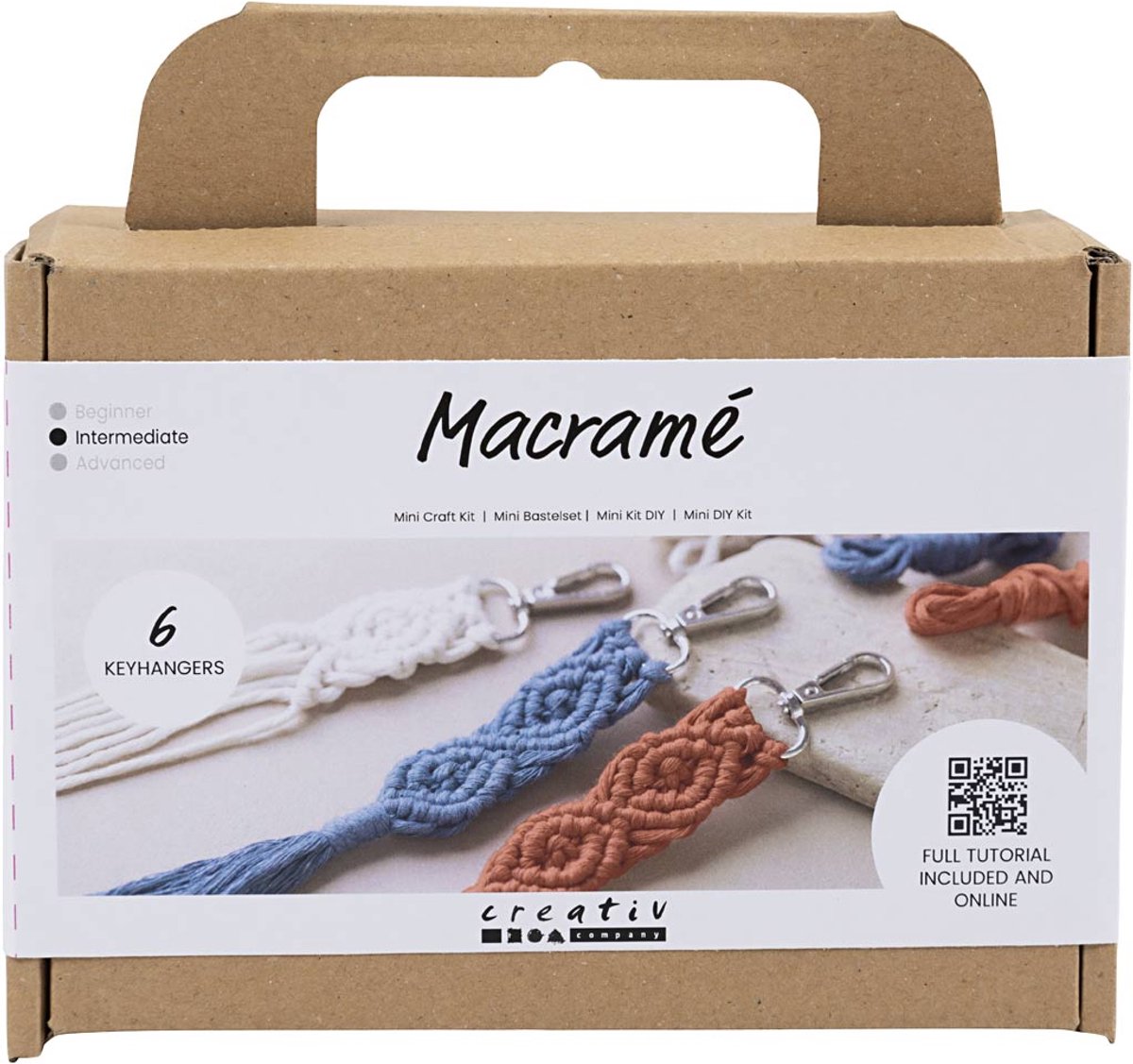 Kreativfirma Mini Hobbyset Makrame Schlüsselketten