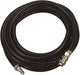 HBM Maschinen Stanley Luftschlauch 20 Meter - Kompressorschlauch - max. 10bar - Europäische Schnellkupplung - PVC - schwarz