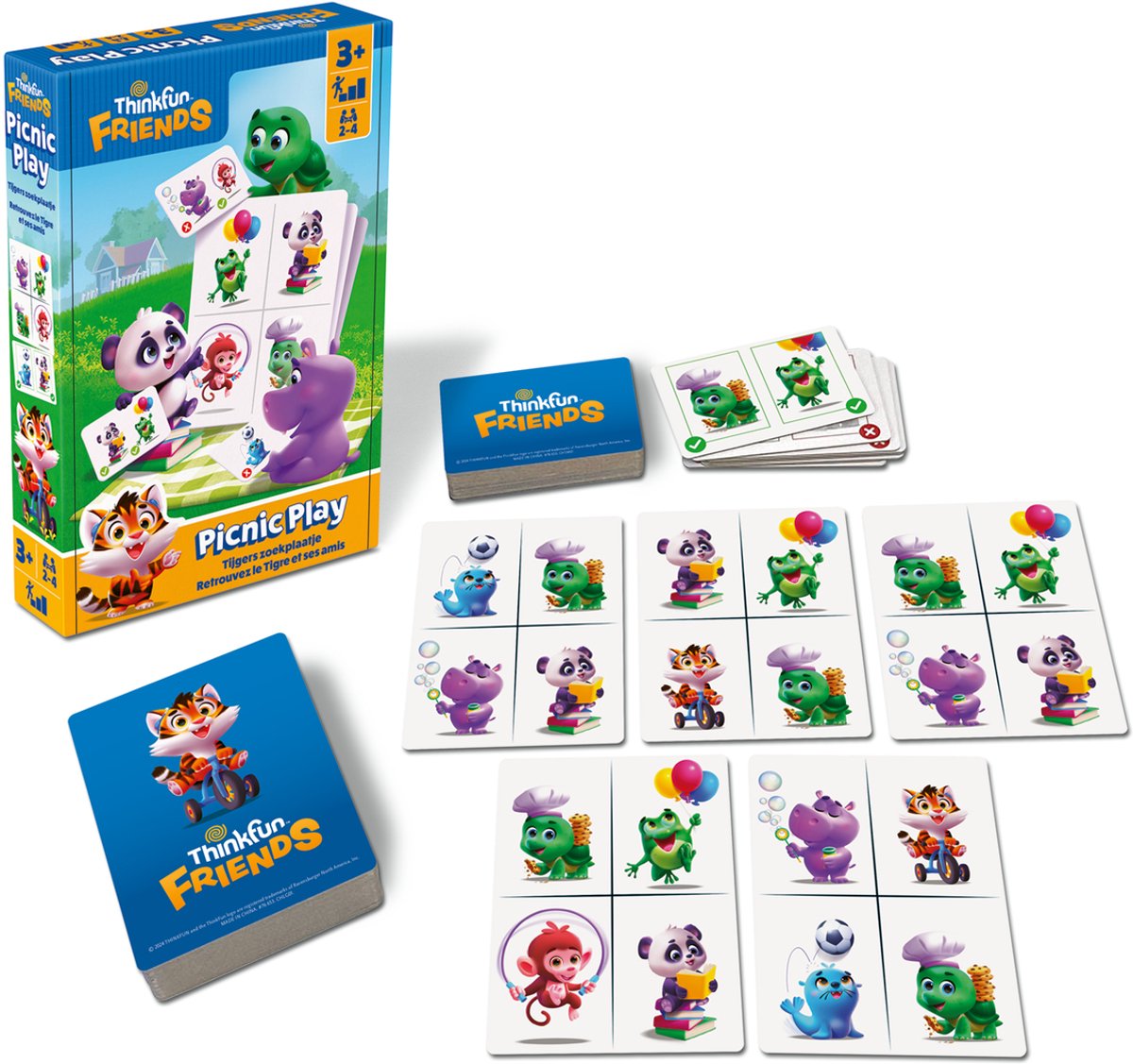 Ravensburger Thinkfun Friends Picknickspiel – 2 bis 4 Spieler