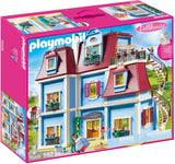 Playmobil-Puppenhaus – großes Herrenhaus – mit Dachterrasse, Wendeltreppe, funktionierender Türklingel und Briefkasten zum Öffnen – 70205 - afbeelding 1