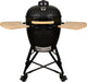 Großer Inferno-Kamado-Grill – Grillfläche 47 cm – Schwarz