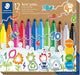 Staedtler noris jumbo dreieckiger Filzstift 12 Farben