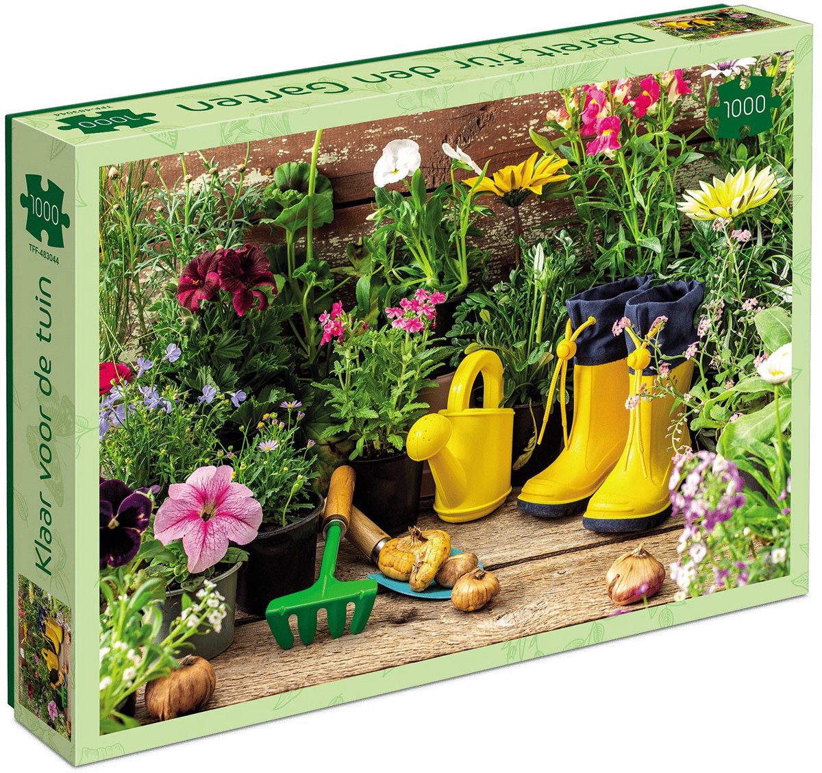 Tuckers lustige Fabrik bereit für den Garten – Puzzle (1000 Teile) –
