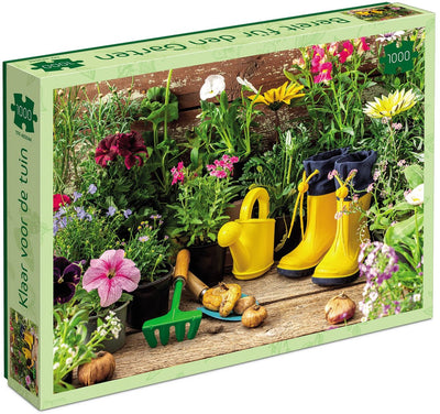 Tuckers lustige Fabrik bereit für den Garten – Puzzle (1000 Teile) –