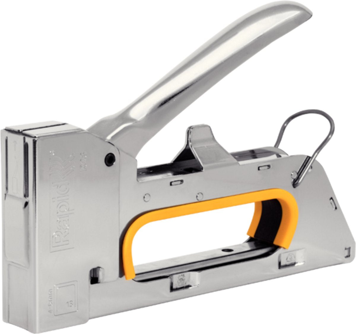 Rapid R23 – Handnagler – ergonomisch – Stahl – mit orangefarbenen Details