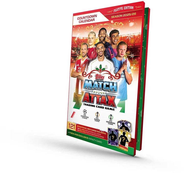 Topps Merlin UEFA Champions League Match Attax Sammelkarten 2025 26 Adventskalender