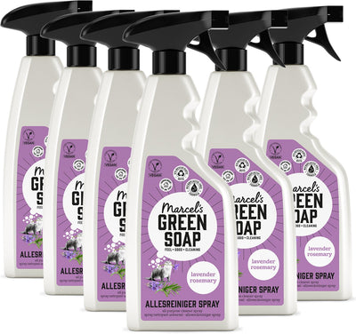 Marcel's Green Soap Allzweckreiniger-Spray – Lavendel-Rosmarin – 6 x 500 ml