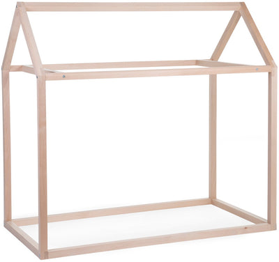Childhome Hausbett – Buchenholz – Betthaus – Natur – 148 x 78 x 138 cm