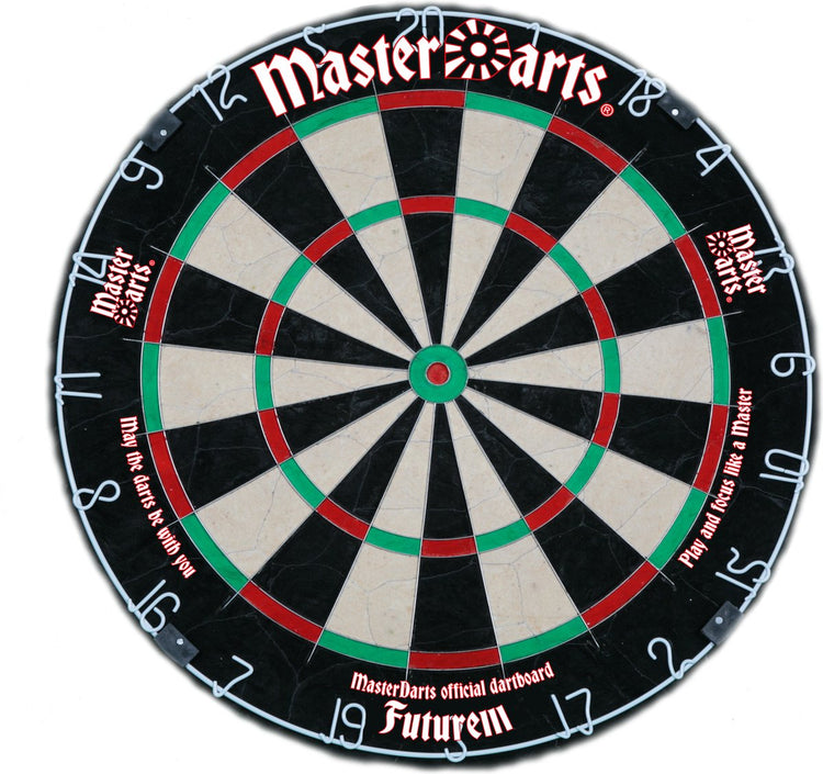 Masterdarts Future III Dartscheibe – 45 cm Sisal-Dartscheibe – offizielle Wettkampfgröße – professionelle Dartscheibe
