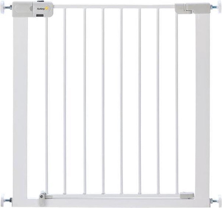 Safety 1st Easy Close Metall-Treppenschutzgitter – 73 bis 80 cm – erweiterbar – Klemmmontage – weiß