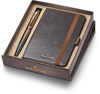 Sheaffer Kugelschreiber – Geschenkset 100 9374 – Kaffee-Edition – mit kleinem Notizbuch SF-G2937451-4