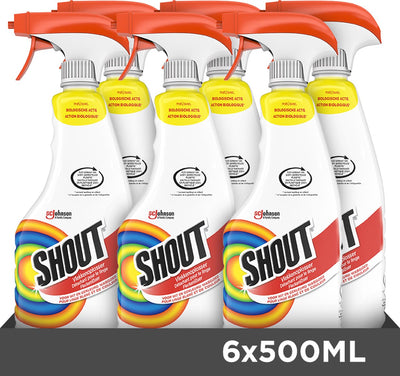Schreien Sie zum Fleckentfernerspray