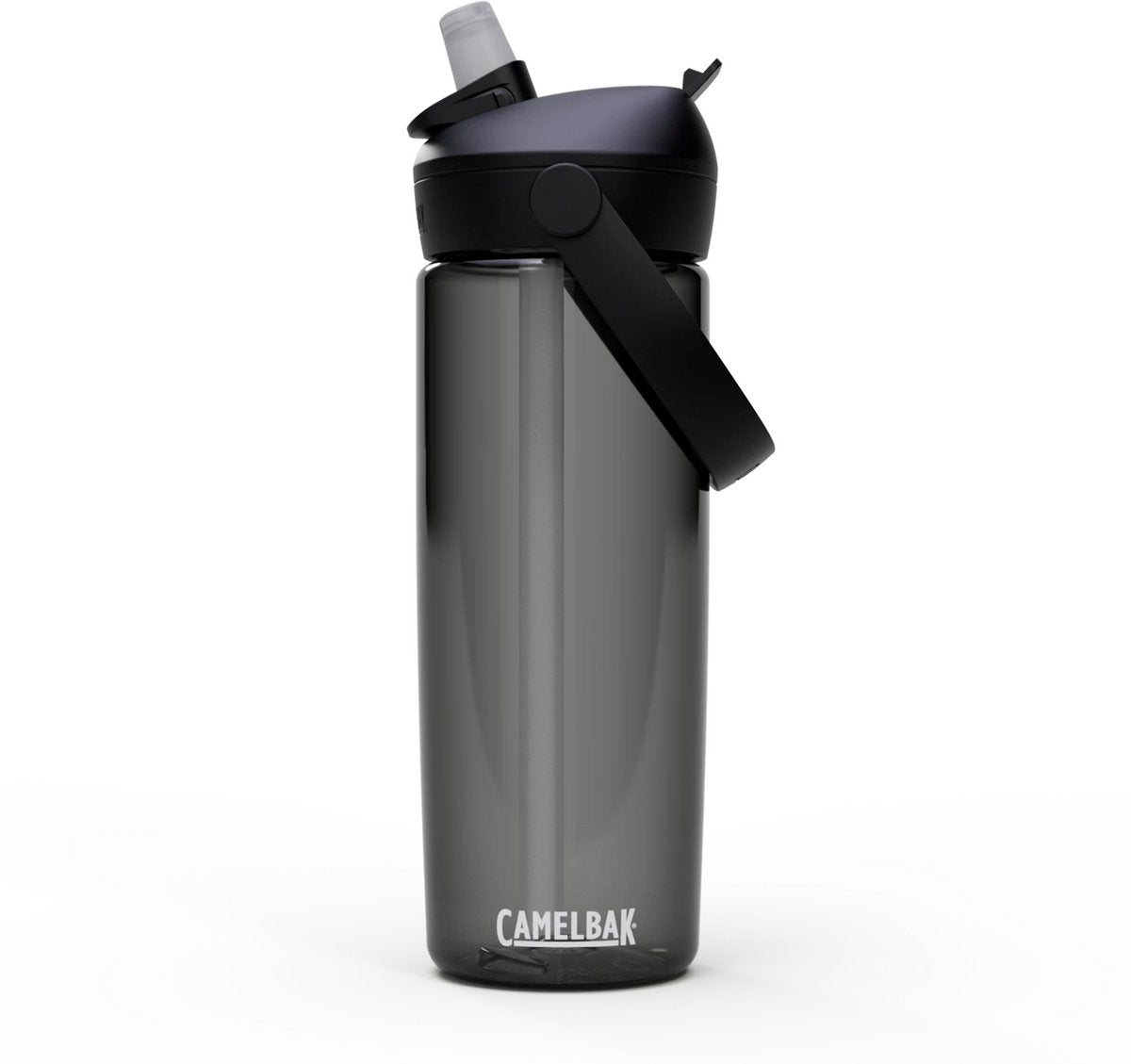 Camelbak Thrive Flip Straw Trinkflasche – 600 ml – mit Strohhalm – Wasserflasche – Anthrazit
