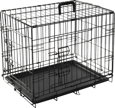 Flamingo-Bank 2-türig – 63 x 43 x 49 cm – schwarz