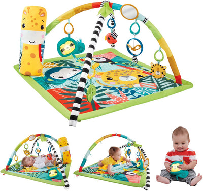 Fischer Preis Regenwald Babyspiel Mat, 3in1