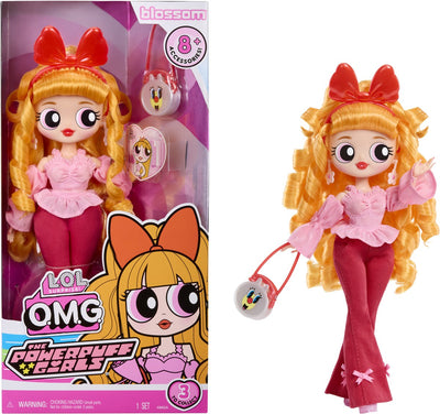 Lol. Überraschung! Modepuppe Powerpuff Blossom – Puppe mit Zubehör.