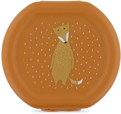 Trixie Set aus zwei Snackboxen mit Clip – Mr. Fox – leicht zu öffnen – BPA-frei – für die Schule und unterwegs