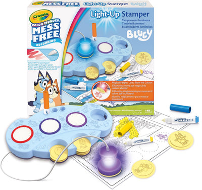 Crayola – Farbwunder, leuchtende, wischfreie blaue Stempel – Hobby-Set – kreative Aktivität und Geschenk für Kinder ab 3 Jahren