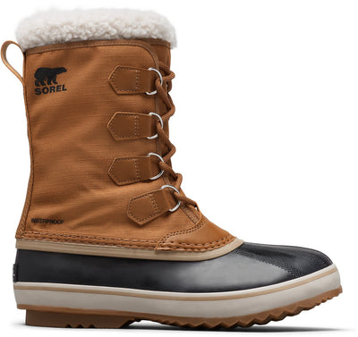 Sorel 1964 Pac™ Nylon WP Herren-Schneestiefel – Kamelbraun, Schwarz – Größe 43
