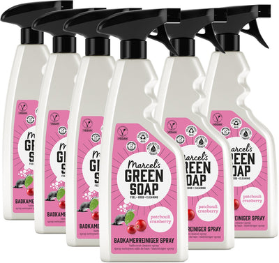 Marcel's grüne Seife – Badreiniger Patchouli Cranberry – 6 x 500 ml