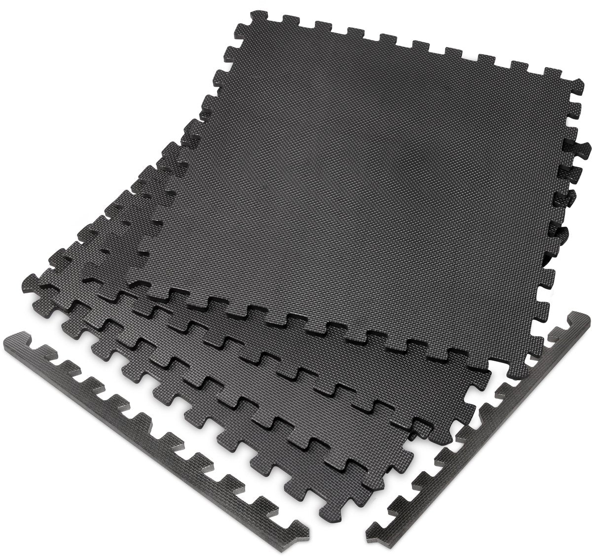 Virtufit Fitness-Bodenmatten-Puzzlematten-Set – 120 x 120 cm – 1,2 cm Dicke – 4 Teile – Eva-Schaum – rutschfest – schallabsorbierend
