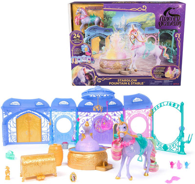 Einhorn-Akademie-Stallspielset (mit Lichtsound)
