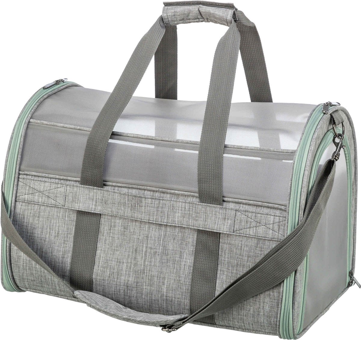 Trixie Hundetasche Dillon Grey Mint Green