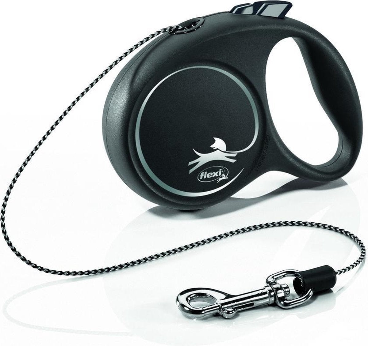 Flexi rollijn schwarzes design kabel schwarz schwarz