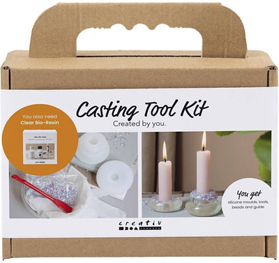 Creativ Company Gusswerkzeug-Set, transparent glänzend, 1 Box