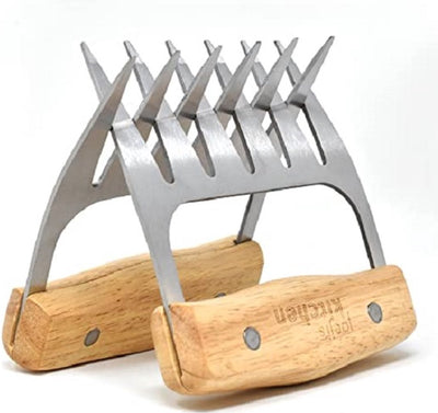 Westmark Fleischkrallen, Krallen zum Zerreißen und Zerkleinern von Fleisch, ideal für Pulled Pork, praktisches Küchen-, Grill- und Grillzubehör, Edelstahl, 2 Stück, 13702260