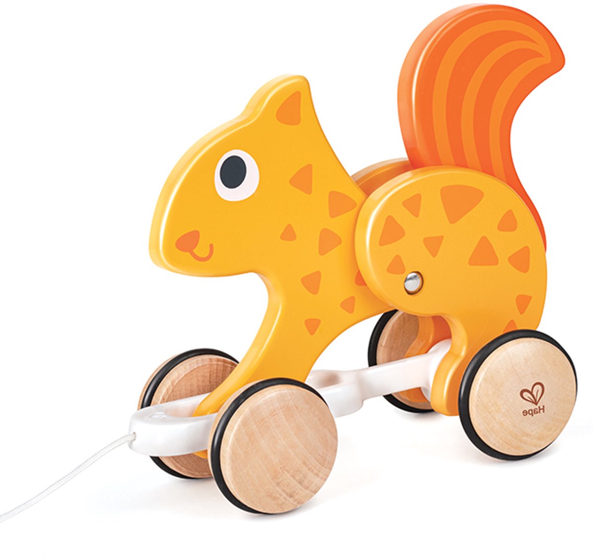 Hape Nachziehtier Eichhörnchen aus Holz - - ab 12 Monaten