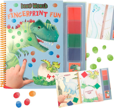 Depesche – Dino-Welt-Fingerabdruck-Spaß – Malbuch