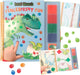 Depesche – Dino-Welt-Fingerabdruck-Spaß – Malbuch