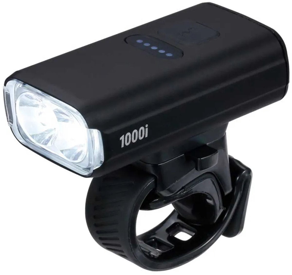 BBB Cycling Nanostrike 1000i Fahrradscheinwerfer – 1000 Lumen – USB wiederaufladbar – Brenndauer: 42 Stunden – IPX6 regenfest – leistungsstarke Fahrradbeleuchtung für Rennrad, Mountainbike – BLS-263i