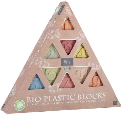 JIPY Bioplastic 9 Weichblöcke Dreieck
