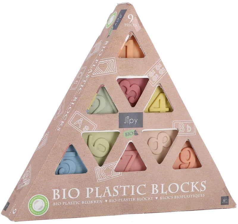 JIPY Bioplastic 9 Weichblöcke Dreieck