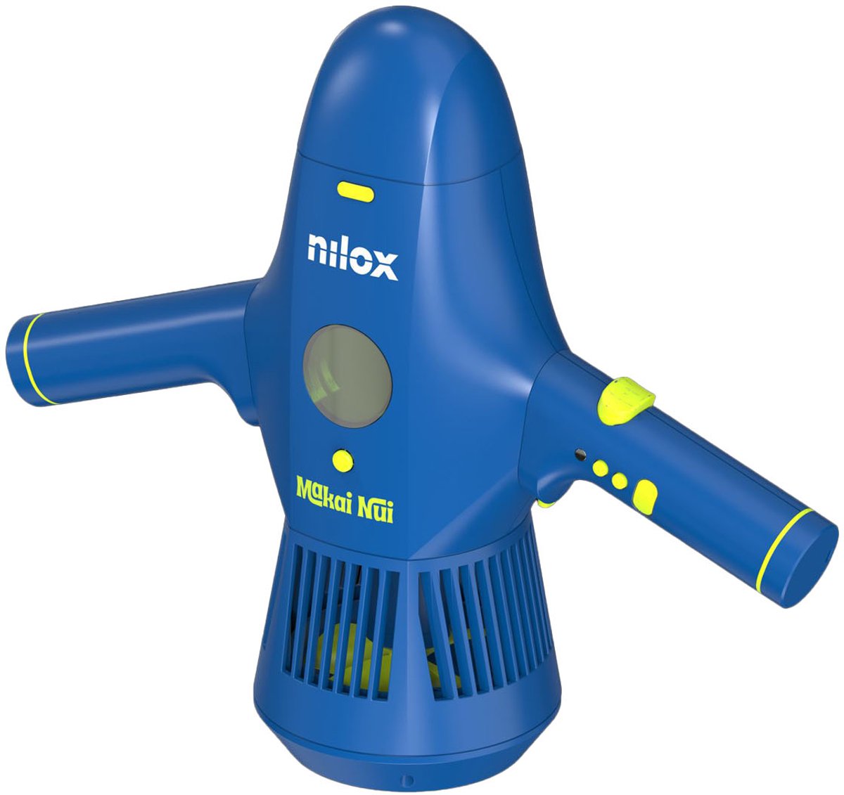 Nilox Aquascooter Kahuna Blau – bis zu 5 Meter tief – auch anschließbar an SUP – Tempomat – bis zu 60 Minuten
