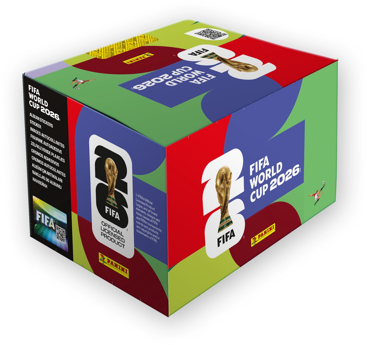 Panini Fifa World Cup 2026 Aufkleber – Booster-Box – 100 Booster-Packs