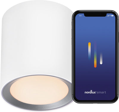 Nordlux Landon Long-Smart-2700 6500K-IP44-Weiß