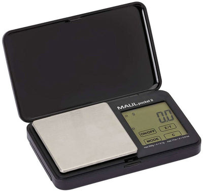 Maul Pocket II Taschenwaage 500 g - Schwarz - Kunststoff - 1 Stück - 11,5 x 7,3 x 1,8 cm -