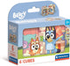 Clementoni - 6 Blöcke Puzzle - bluey - 6 Bilder - ab 2 Jahren
