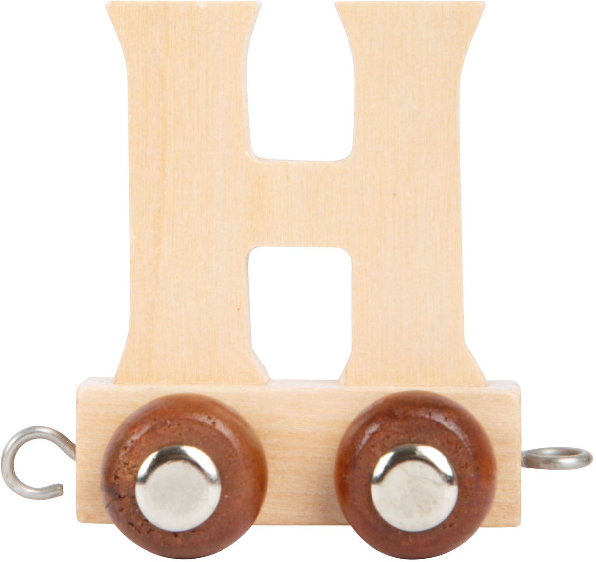 Kleiner Fuß - Holzschrift - H - 12 Stücke