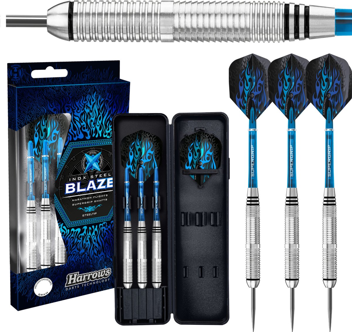 Harrows Blaze, 100 % Edelstahl, 21 g