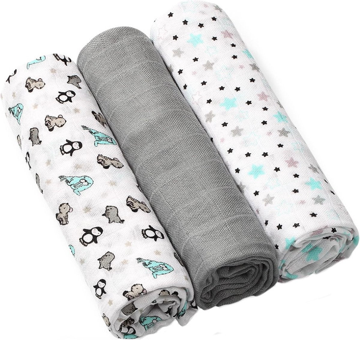 Baby Ono - 397 02 Bambuswindeln grau Babyono