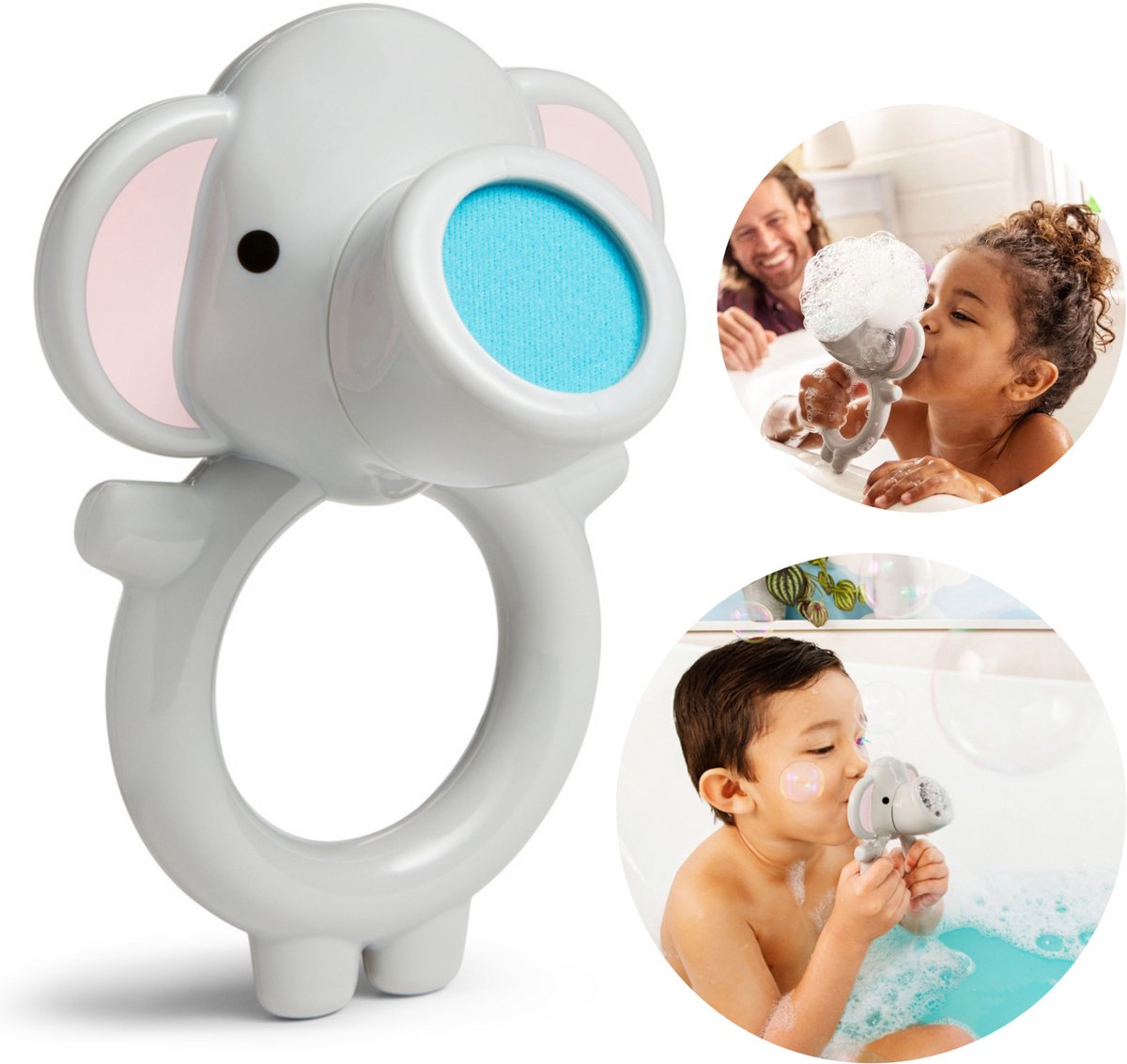 Munchkin bläst Seifenblasen in die Badewanne – Bubble Bestie – Badespielzeug für Babys und Kinder – ab 36 Monaten – Badespielzeug für die Badewanne