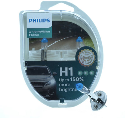 Philips Halogenlampen h1 55w 12v p14,5s für dimmbares Licht (2 Stück)