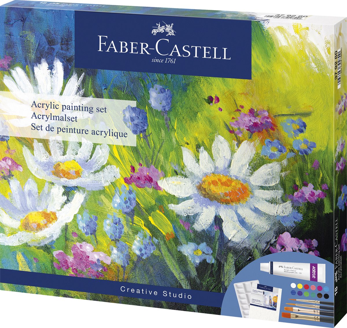 Faber-Castell Acrylfarben-Set – 18-teilig – fc-379280
