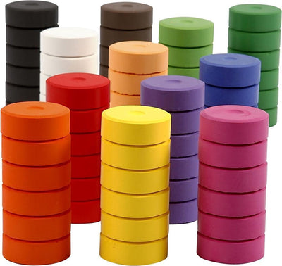 Colortime Aquarell, H: 16 mm, T 44 mm, Nachfüllung, 72 Stück 1 Box